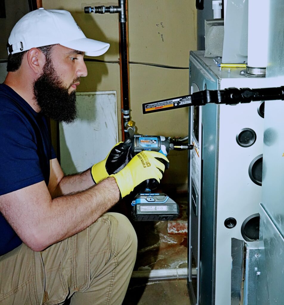 HVAC Furnace Opening