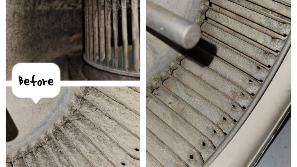 blower fan cleaning